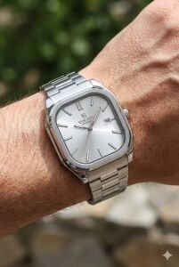 Reward Şık Erkek Kol Saati | 40 mm Çelik Kasa, Çelik Kordon, 5ATM