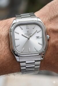 Reward Şık Erkek Kol Saati | 40 mm Çelik Kasa, Çelik Kordon, 5ATM