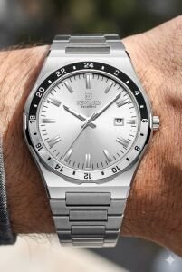 Reward Modern Erkek Kol Saati | 42 mm Çelik Kasa, Çelik Kordon, 5ATM