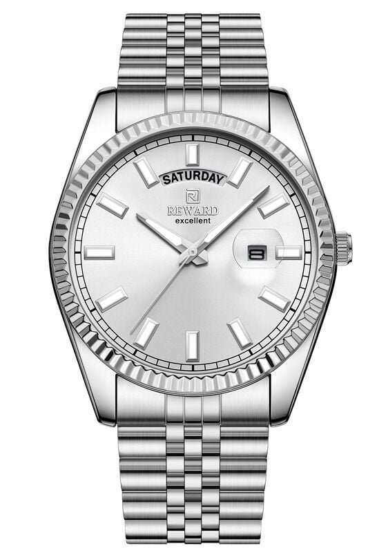 Reward Excellent Erkek Kol Saati | 42 mm Çelik Kasa, Day Date Tasarım,