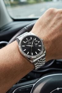 Reward Excellent Day Date Tasarım Erkek Kol Saati | 42 mm Çelik Kasa, Gün & Takvim, 5 ATM