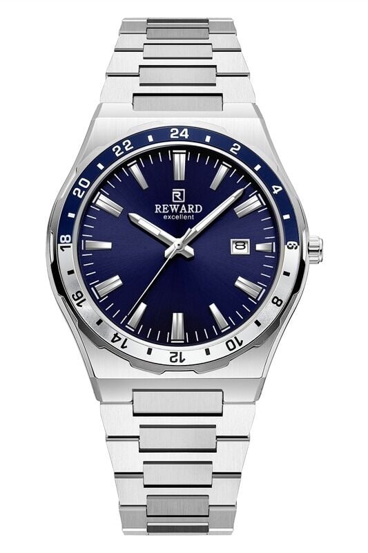 Reward Erkek Kol Saati – 42 mm Çelik Kasa, 5 ATM Su Geçirmezlik, Mineral Cam