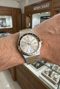 Reward Modern Erkek Kol Saati | 42 mm Çelik Kasa, Altın ve Gümüş Renk Çelik Kordon