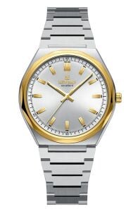 Reward Erkek Kol Saati | 42 mm Çelik Kasa, Gümüş Kadran, Çift Renk Çelik Kordon