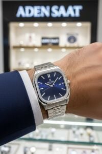 Reward Lacivert Kadran Erkek Kol Saati – 42 mm Çelik Kasa, Mineral Cam, 5ATM