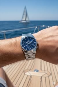 Reward Multifonksiyon Erkek Kol Saati | 45 mm Çelik Kasa, Lacivert Kadran, Mineral Cam, 5 ATM