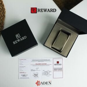 Reward Multifonksiyon Erkek Kol Saati | 45 mm Çelik Kasa, Lacivert Kadran, Çelik Kordon, 5ATM