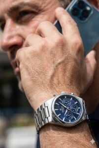 Reward Multifonksiyon Erkek Kol Saati | 45 mm Çelik Kasa, Lacivert Kadran, Çelik Kordon, 5ATM