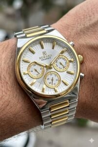 Reward Multifonksiyon Erkek Kol Saati | 45 mm Çelik Kasa, Mineral Cam, 5 ATM, Çift Renk