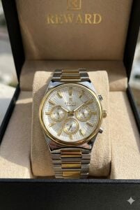 Reward Multifonksiyon Erkek Kol Saati | 45 mm Çelik Kasa, Mineral Cam, 5 ATM, Çift Renk