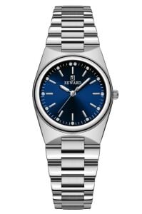 Reward Kadın Kol Saati | 32 mm Çelik Kasa, Lacivert Kadran, Taş Detaylı, Çelik Kordon