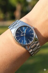 Reward Kadın Kol Saati | 32 mm Çelik Kasa, Lacivert Kadran, Taş Detaylı, Çelik Kordon