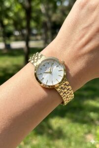 Reward Zarif Tasarım Kadın Kol Saati | 22 mm Çelik Kasa, İnce Çelik Kordon, Mineral Cam