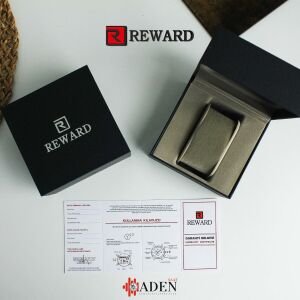 Reward Kadın Kol Saati | 22 mm Çelik Kasa, Kare Kadran, Çift Renk Çelik Kordon (Gold & Gümüş)