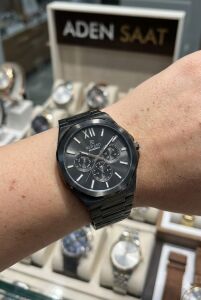 Reward Erkek Multifonksiyon Erkek Kol Saati | 45 mm Çelik Kasa, Çelik Kordon, Mineral Cam, 5ATM