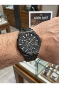 Reward Erkek Multifonksiyon Erkek Kol Saati | 45 mm Çelik Kasa, Çelik Kordon, Mineral Cam, 5ATM