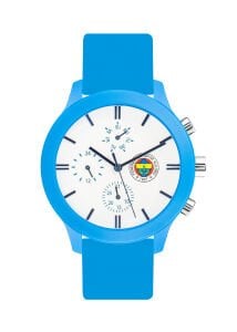 Quantum Fenerbahçe Taraftar Kol Saati |44 mm Mavi Kasa, Silikon Kordon, Lisanslı Ürün