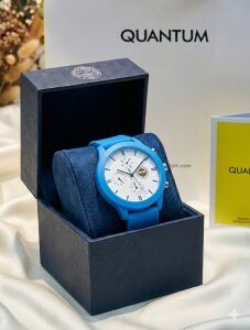 Quantum Fenerbahçe Taraftar Kol Saati |44 mm Mavi Kasa, Silikon Kordon, Lisanslı Ürün