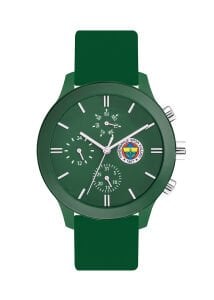 Quantum Fenerbahçe Taraftar Kol Saati | 44mm Yeşil Renk, Yeşil Silikon Kordon, Lisanslı Ürün