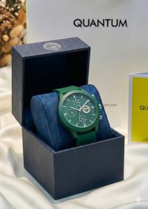 Quantum Fenerbahçe Taraftar Kol Saati | 44mm Yeşil Renk, Yeşil Silikon Kordon, Lisanslı Ürün