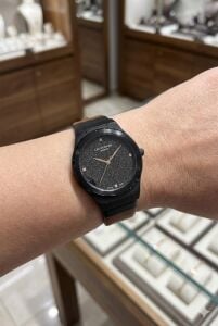 Lee Cooper Spor Kadın Kol Saati | Siyah Çelik Kasa, Kahverengi Deri Kordon