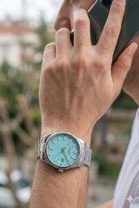 Lee Cooper Spor Erkek Kol Saati | 45 mm Çelik Kasa, Çelik Kordon, 5 ATM