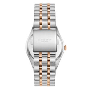 Lee Cooper Roma Rakamlı Erkek Kol Saati | 40 mm Çelik Kasa, Çelik Kordon, 5 ATM