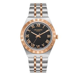 Lee Cooper Roma Rakamlı Erkek Kol Saati | 40 mm Çelik Kasa, Çelik Kordon, 5 ATM