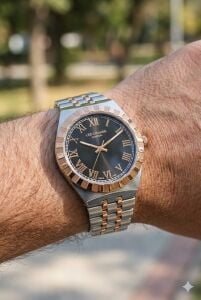 Lee Cooper Roma Rakamlı Erkek Kol Saati | 40 mm Çelik Kasa, Çelik Kordon, 5 ATM