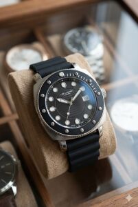 Lee Cooper Spor ve Şık Erkek Kol Saati | Siyah Silikon Kordon, Takvimli, 43mm