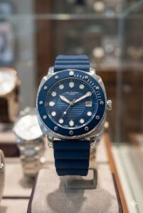 Lee Cooper Lacivert Renk Spor Erkek Kol Saati | 43mm, Silikon Kordon, Takvimli, 5ATM