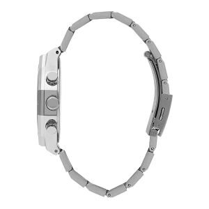 Lee Cooper Yeşil Kadran Erkek Kol Saati | 44mm Sekizgen Kasa, Çok Fonksiyonlu, Çelik Kordon