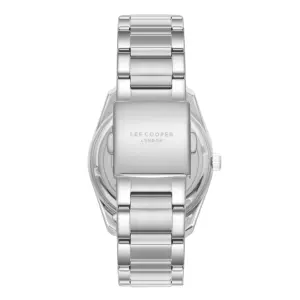 Lee Cooper 41mm Çelik Kasa, Çelik Kordon, Lacivert Kadran, Şık Tasarım Erkek Kol Saati