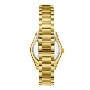 Slazenger 32mm Çelik Kasa, Altın Renk Kordon, Gümüş Kadran Kadın Kol Saati