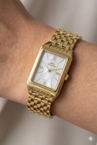 Slazenger Altın Renk Kadın Kol Saati | 22mm Gold Kasa, Çelik Kordon, Mineral Cam, 5ATM