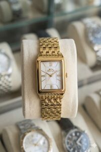 Slazenger Altın Renk Kadın Kol Saati | 22mm Gold Kasa, Çelik Kordon, Mineral Cam, 5ATM