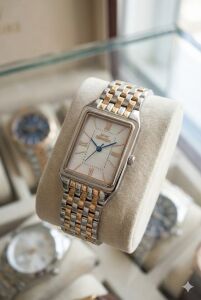 Slazenger 22mm Dikdörtgen Kasa Kadın Kol Saati |  Gümüş & Rose Gold Renk Çelik Kordon, 5ATM