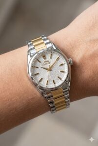 Slazenger Altın & Gümüş Renk Kadın Kol Saati | 30mm, Çelik Kordon, Mineral Cam, 5ATM