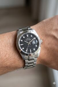 Slazenger 41mm, Rolex Tasarım Erkek Kol Saati | Gümüş Renk Çelik Kordon, Takvimli Mekanizma, 5ATM