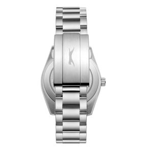 Slazenger 41mm, Rolex Tasarım Erkek Kol Saati | Turuncu Kadran, Gümüş Renk Çelik Kordon, Takvimli Mekanizma,