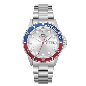 Slazenger Rolex Tasarım Erkek Kol Saati | 42mm, Çelik Kordon, Takvimli, 10 ATM
