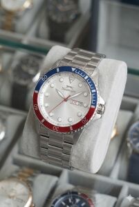 Slazenger Rolex Tasarım Erkek Kol Saati | 42mm, Çelik Kordon, Takvimli, 10 ATM