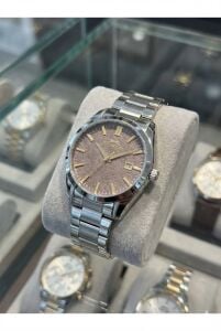 Slazenger 41,5mm Kasa, Özel Renk Kadran Erkek Kol Saati | Gümüş Renk Çelik Kordon, Takvimli, 10 ATM