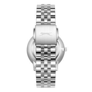 Slazenger 41mm Klasik Erkek Kol Saati | Gümüş Renk Çelik Kordon, Takvimli, 10ATM