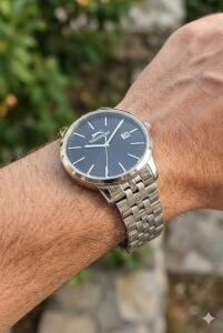 Slazenger 41mm Klasik Erkek Kol Saati | Gümüş Renk Çelik Kordon, Takvimli, 10ATM