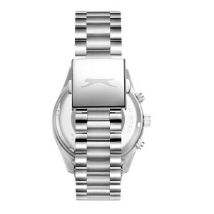 Slazenger Dual Time, Mavi Kadran Erkek Kol Saati | 42mm, Çelik Kordon, Mineral Cam, 10ATM