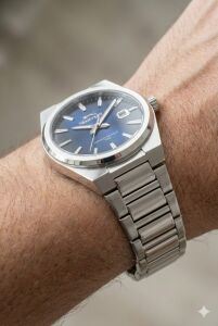 Slazenger Lacivert Kadran Erkek Kol Saati | 41mm Tsuyosa Tasarım, Çelik Kordon, 10 ATM