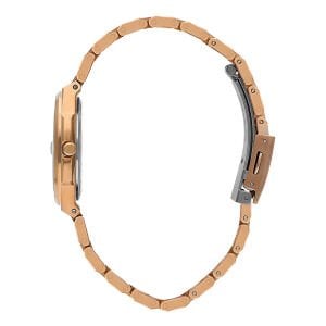 Lee Cooper Zarif Kadın Kol Saati | Pembe Altın Çelik Kordonlu, Beyaz Kadran, 31mm