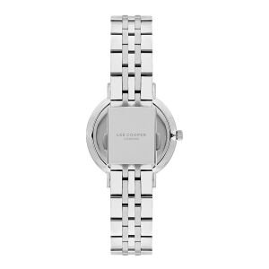 Lee Cooper Pembe Kadranlı Kadın Kol Saati | 34mm, Çelik Kordonlu - Bileklik Hediyeli