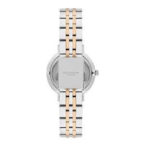 Lee Cooper Zarif ve Şık Kadın Kol Saati | Silver Rose Gold Çelik Kordonlu - Bileklik Hediyeli